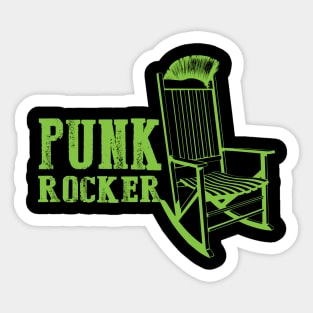 Punk Rocker Sticker